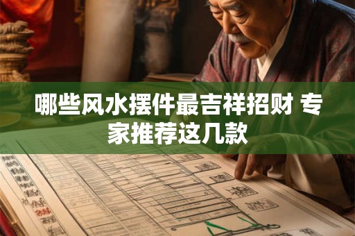 哪些风水摆件最吉祥招财 专家推荐这几款