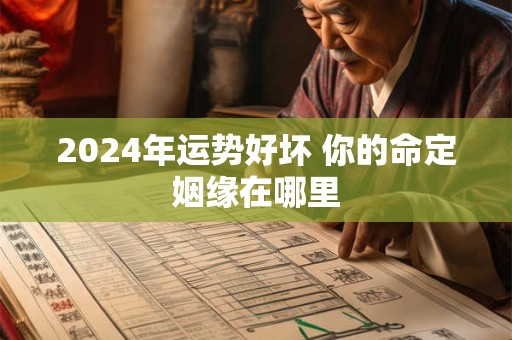 2024年运势好坏 你的命定姻缘在哪里