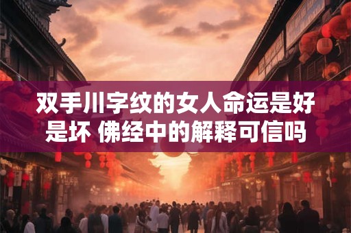 双手川字纹的女人命运是好是坏 佛经中的解释可信吗