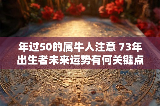 年过50的属牛人注意 73年出生者未来运势有何关键点
