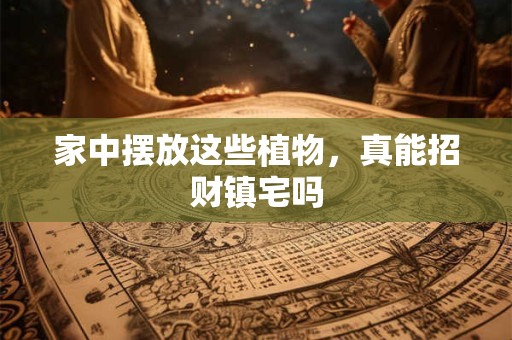 家中摆放这些植物，真能招财镇宅吗