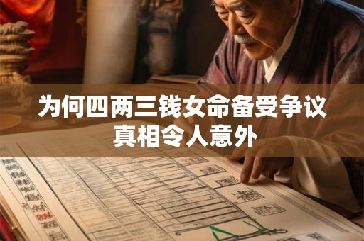 为何四两三钱女命备受争议 真相令人意外