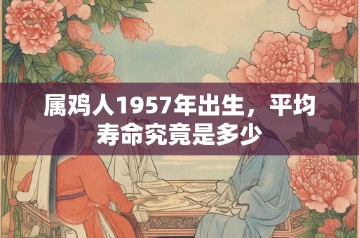属鸡人1957年出生，平均寿命究竟是多少