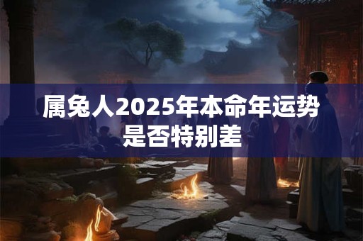 属兔人2025年本命年运势是否特别差