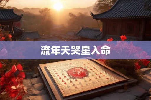 流年天哭星入命