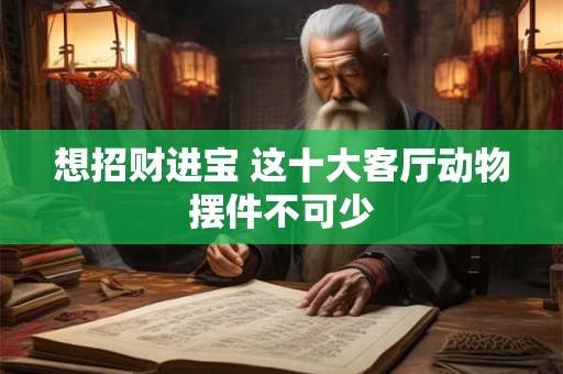 想招财进宝 这十大客厅动物摆件不可少