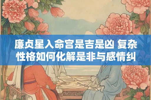 廉贞星入命宫是吉是凶 复杂性格如何化解是非与感情纠葛