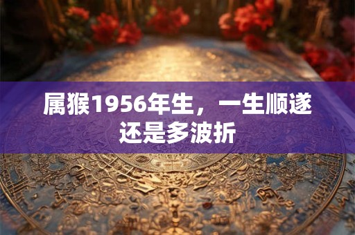 属猴1956年生，一生顺遂还是多波折