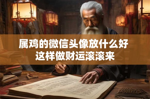 属鸡的微信头像放什么好 这样做财运滚滚来