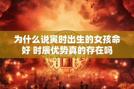 为什么说寅时出生的女孩命好 时辰优势真的存在吗