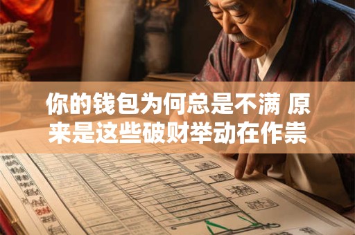你的钱包为何总是不满 原来是这些破财举动在作祟