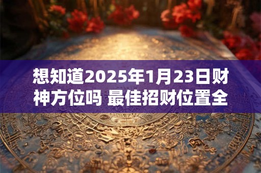 想知道2025年1月23日财神方位吗 最佳招财位置全解析