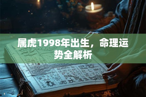 属虎1998年出生，命理运势全解析