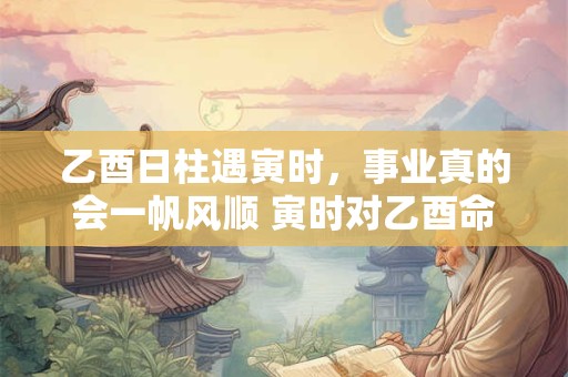 乙酉日柱遇寅时，事业真的会一帆风顺 寅时对乙酉命格的神秘加持