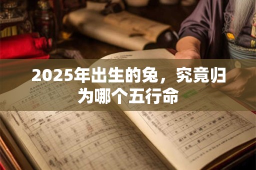 2025年出生的兔，究竟归为哪个五行命