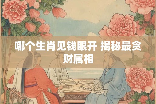哪个生肖见钱眼开 揭秘最贪财属相