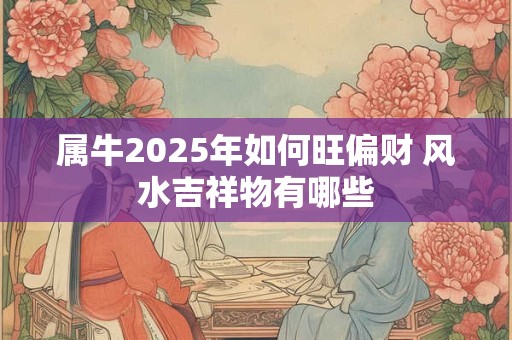 属牛2025年如何旺偏财 风水吉祥物有哪些