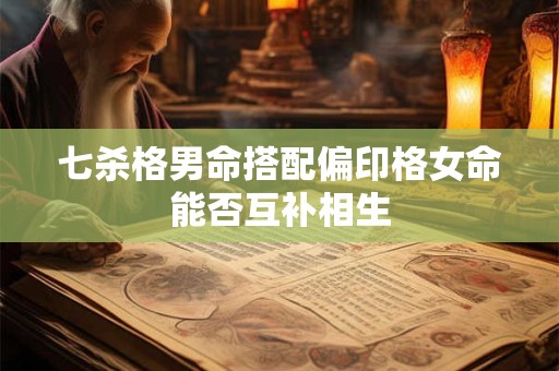 七杀格男命搭配偏印格女命能否互补相生