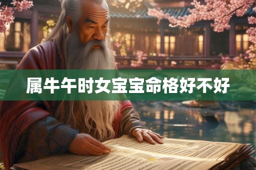 属牛午时女宝宝命格好不好