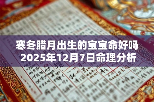 寒冬腊月出生的宝宝命好吗 2025年12月7日命理分析