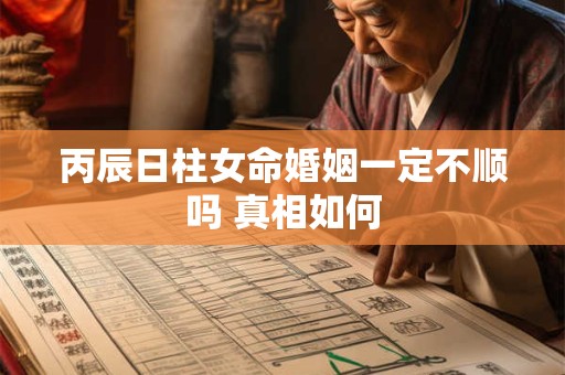丙辰日柱女命婚姻一定不顺吗 真相如何