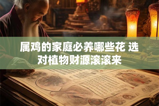 属鸡的家庭必养哪些花 选对植物财源滚滚来