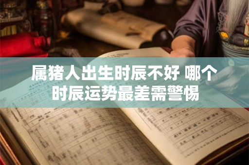 属猪人出生时辰不好 哪个时辰运势最差需警惕