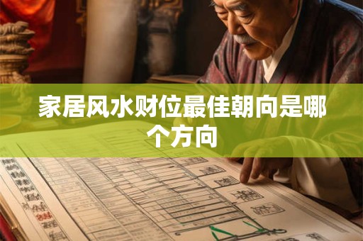 家居风水财位最佳朝向是哪个方向