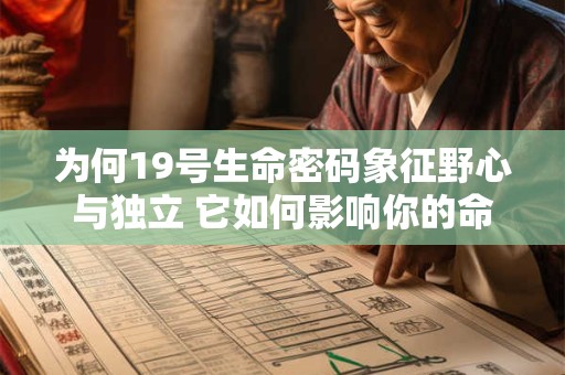 为何19号生命密码象征野心与独立 它如何影响你的命运