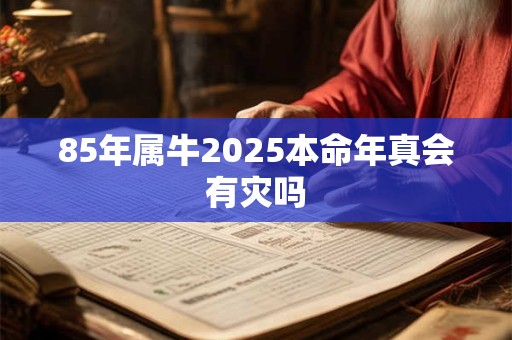 85年属牛2025本命年真会有灾吗