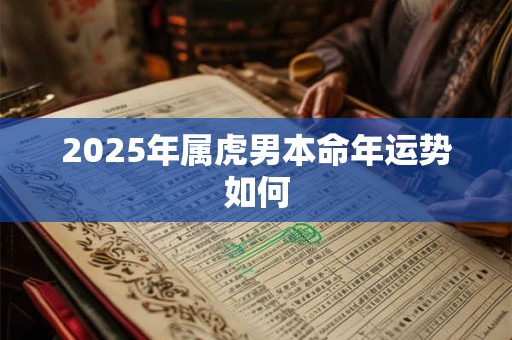 2025年属虎男本命年运势如何