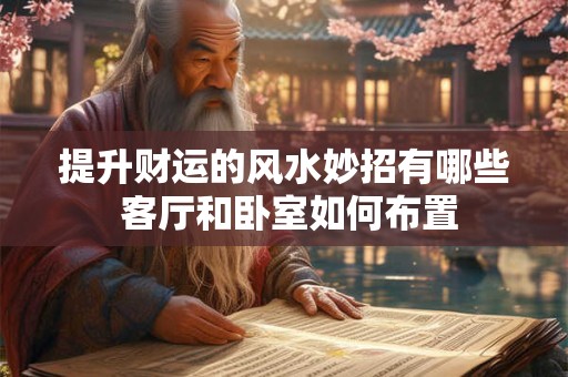 提升财运的风水妙招有哪些 客厅和卧室如何布置