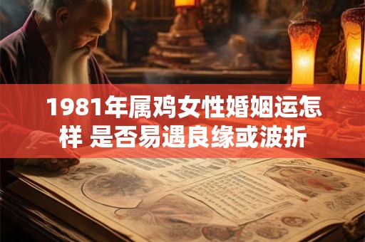 1981年属鸡女性婚姻运怎样 是否易遇良缘或波折