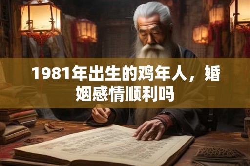 1981年出生的鸡年人，婚姻感情顺利吗