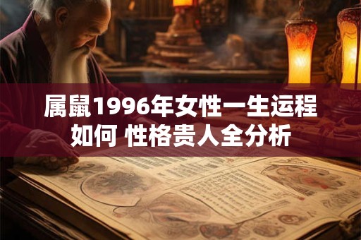 属鼠1996年女性一生运程如何 性格贵人全分析