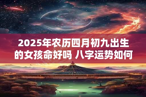 2025年农历四月初九出生的女孩命好吗 八字运势如何
