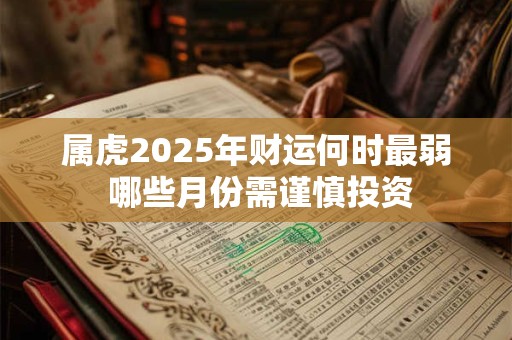 属虎2025年财运何时最弱 哪些月份需谨慎投资