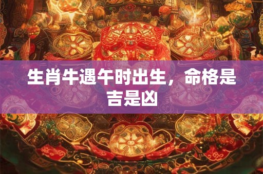 生肖牛遇午时出生，命格是吉是凶