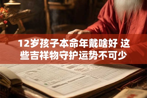 12岁孩子本命年戴啥好 这些吉祥物守护运势不可少