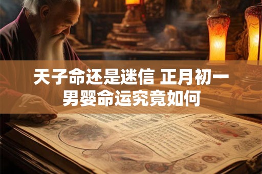 天子命还是迷信 正月初一男婴命运究竟如何