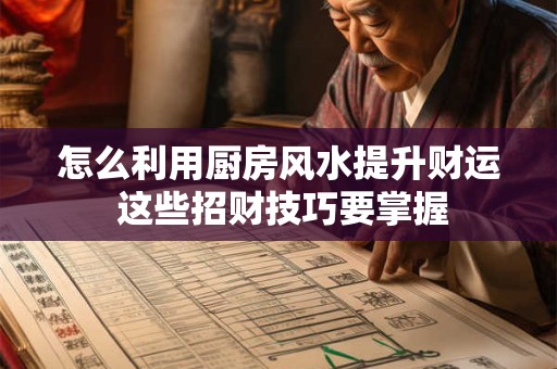 详细阅读:怎么利用厨房风水提升财运 这些招财技巧要掌握 怎么利用厨房风水提升财运 这些招财技巧要掌握