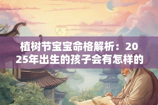 植树节宝宝命格解析：2025年出生的孩子会有怎样的人生轨迹