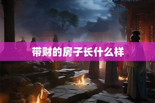 带财的房子长什么样