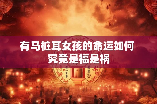 有马桩耳女孩的命运如何 究竟是福是祸