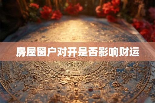 房屋窗户对开是否影响财运
