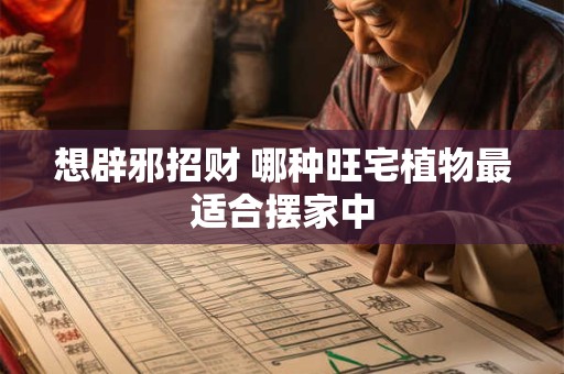 想辟邪招财 哪种旺宅植物最适合摆家中
