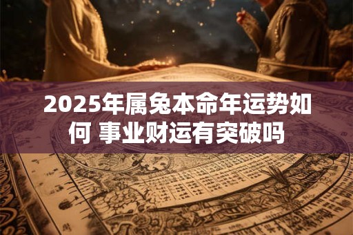 详细阅读:2025年属兔本命年运势如何 事业财运有突破吗 2025年属兔本命年运势如何 事业财运有突破吗