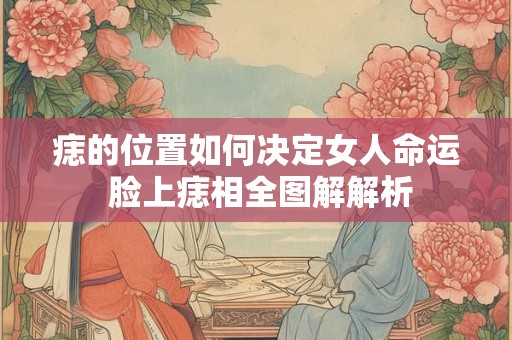 痣的位置如何决定女人命运 脸上痣相全图解解析