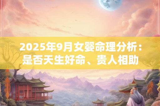 2025年9月女婴命理分析：是否天生好命、贵人相助