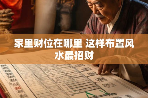 家里财位在哪里 这样布置风水最招财